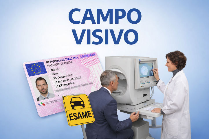 test binoculare rinnovo patente